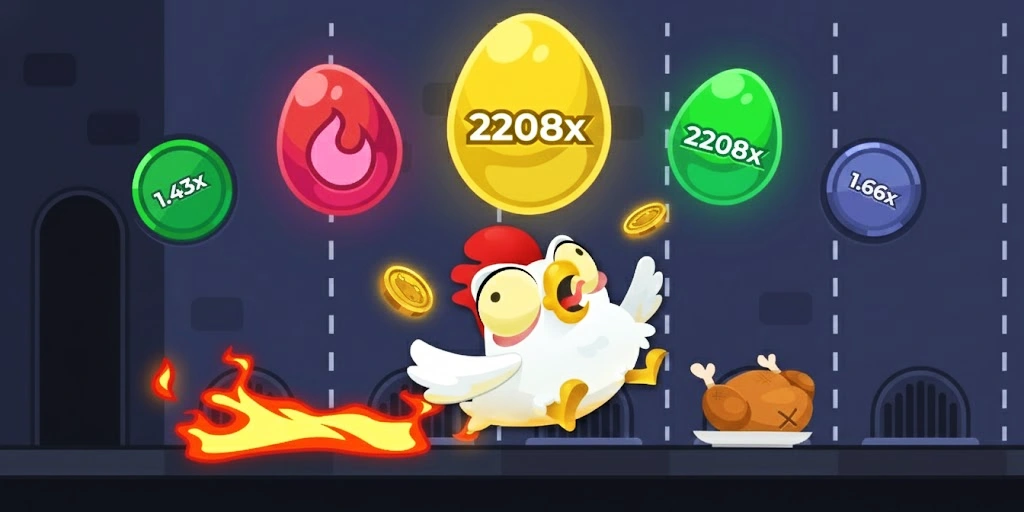 Chicken Road головний банер - crash-гра з високим RTP 98%